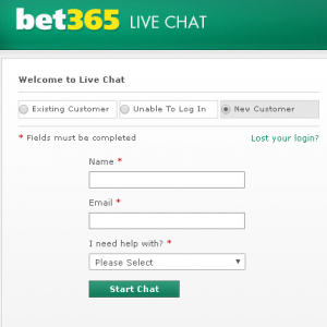 Live Chat Bet365