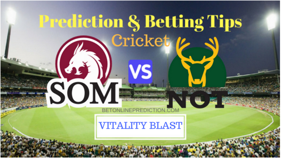 Somerset vs Nottinghamshire 4th Quarter-Final T20 Prediction and Free Betting Tips 26th August 2018