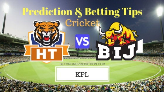 Hubli Tigers vs Bijapur Bulls 2nd Semi-Final T20 Prediction and Free Betting Tips 5th September 2018