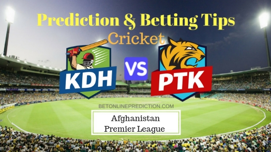 Kandahar Kings vs Paktia Royals 18th T20 Team, Team News, Winner Prediction 17th October 2018