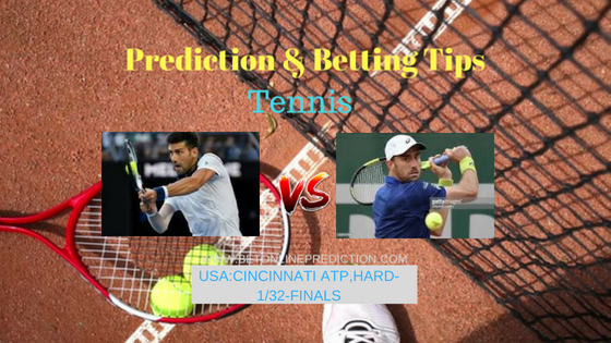 Djokovic N.(Srb) vs Johnson S.(Usa)Tennis Free Prediction 13th August 2018