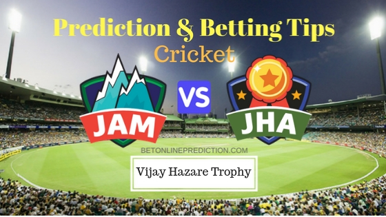 Jammu And Kashmir vs Jharkhand Round 7,Elite Group C ODI Prediction and Free Betting Tips 27th September 2018