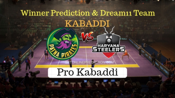 Patna Pirates vs Haryana Steelers 38th Team, Team News, Winner Prediction 28th October 2018