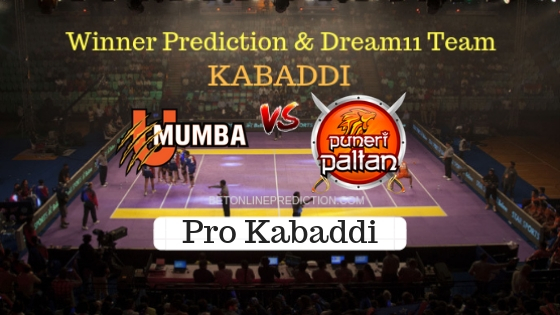 U Mumba vs Puneri Paltan 46th Team, Team News, Winner Prediction 3rd November 2018