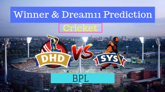Dhaka Dynamites vs Sylhet Sixers 12th T20 Team, Team News, Winner Prediction 12th January 2019