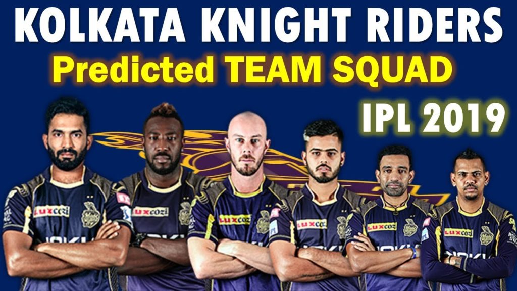 Kolkata Knight Riders IPL 2019 Team Squad List