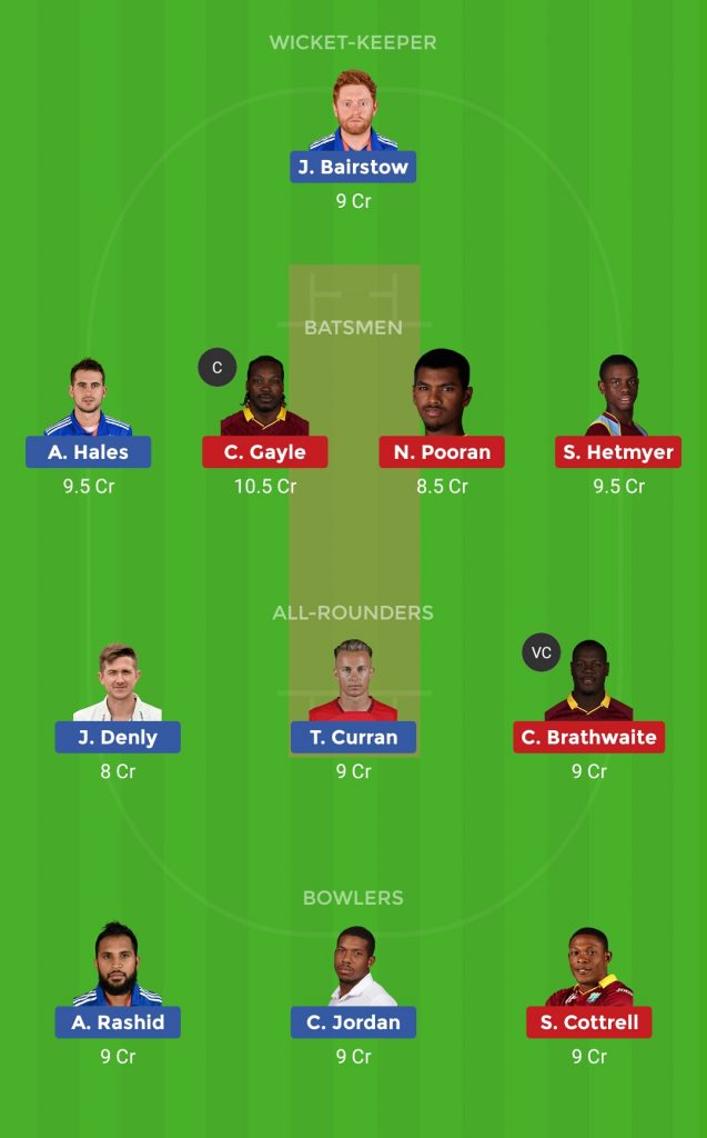 Windies vs England 2nd T20 ENG Tour WI 2019