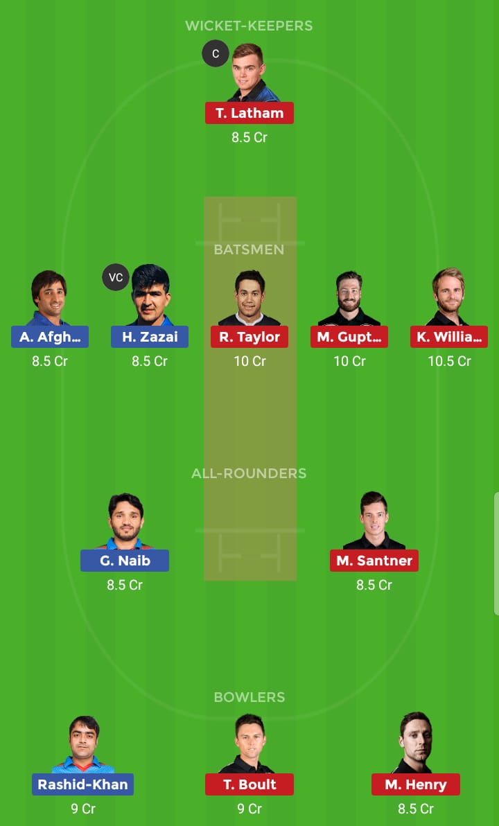 Afghanistan vs New Zealand 13th ODI ICC Cricket World Cup