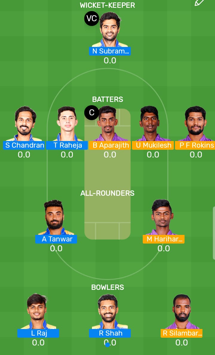 Madurai Panthers vs VB Kanchi Veerans Eliminator T20 TNPL