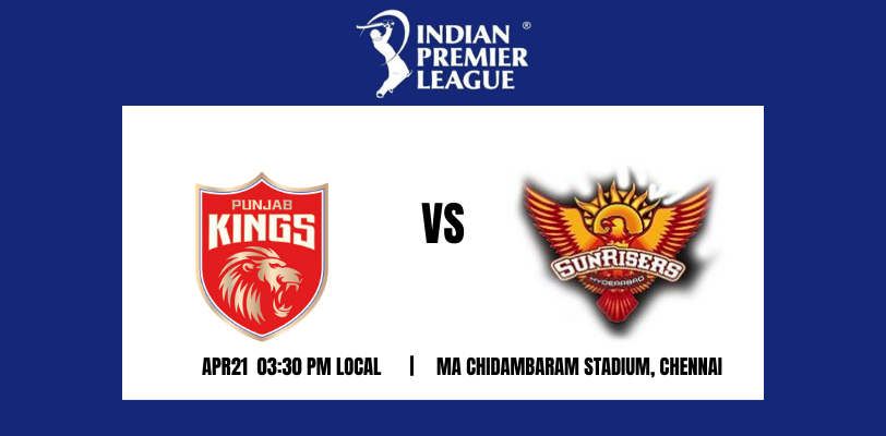 Punjab Kings vs Sunrisers Hyderabad 14th T20 IPL 2021